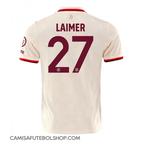 Camisa de time de futebol Bayern Munich Konrad Laimer #27 Replicas 3º Equipamento 2024-25 Manga Curta